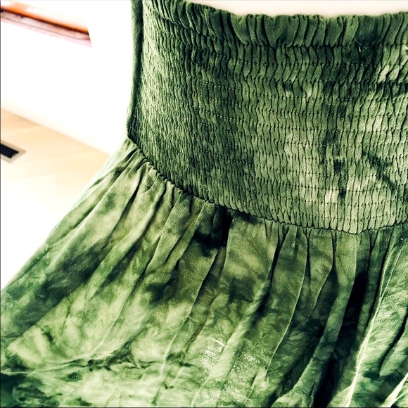 Gorgeous Boho Emerald maxi skirt - Picture 13 of 14